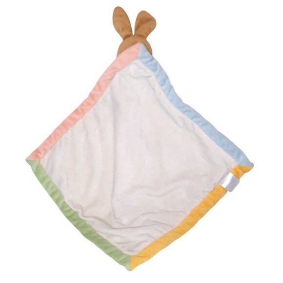 Guess How Much I Love You Mama & Baby Bunny Security Lovey Blanket 15" X 15" - Picture 2 of 5